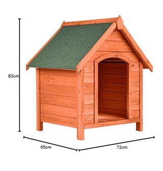 Caseta para perro de madera