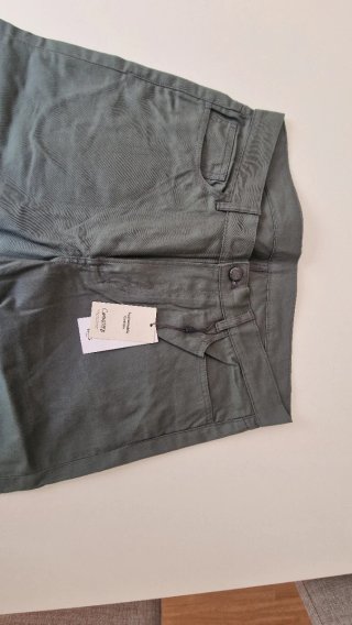 Pantalón Mango Man Verde Oliva Talla 42