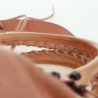 BALENCIAGA The Town Hand Bag Leather 2way Pink
