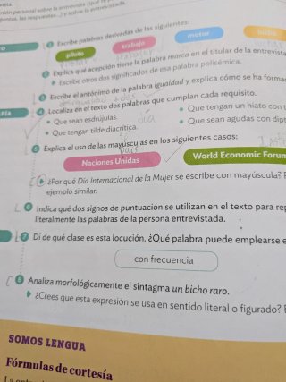 Lote Libro Lengua 1 ESO Santillana + Itinerarios
