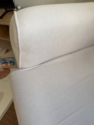 Sillón butaca balancín tela y madera