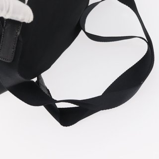 PRADA Backpack Nylon Black Silver Auth 176629 -