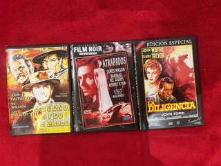 Lote 49 DVDs, 2 Blu-ray 6 dvds dobles