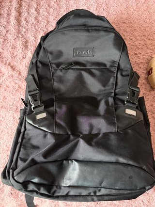 Mochila Tzowla Negra Multiespacio