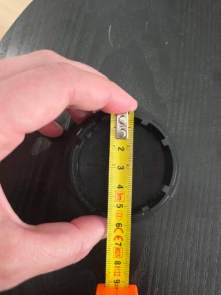 4 Tapabujes VW Golf 76mm
