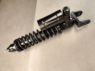 Amortiguador trasero Vespa BGM CK8 negro
