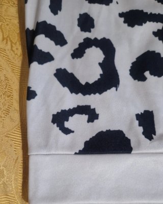 Felpa donna con stampa animalier