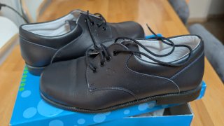 Zapatos niño talla 35 azul marino