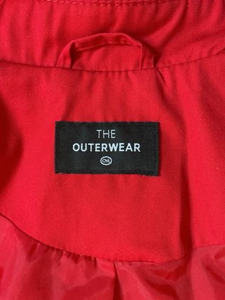 Gabardina roja trench coat rojo