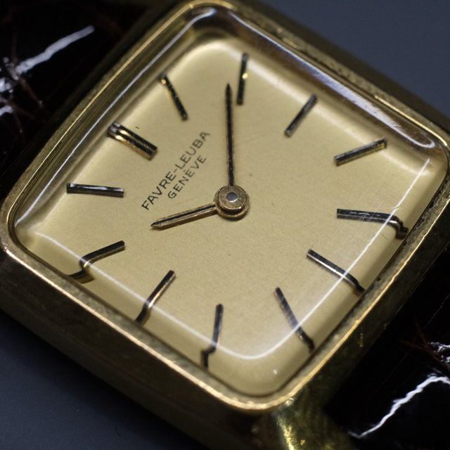 Favre-Leuba Genève Reloj de Cuerda Chapado en Oro