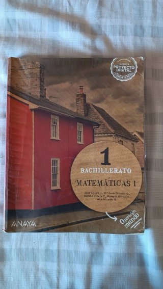 Libro Matemáticas I 1° Bachillerato