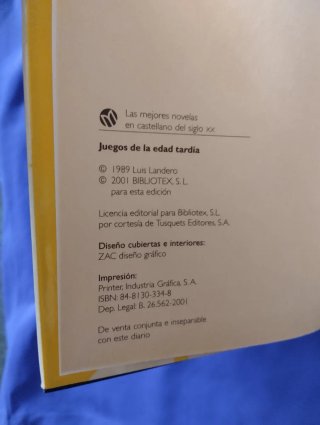 JUEGOS DE LA EDAD TARDÍA, LUIS LANDERO