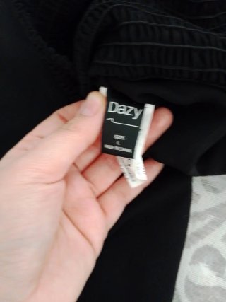 Camisa Shein negra manga larga