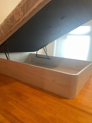 COLCHON FLEX + CANAPE 135x 190  menos de 3 años