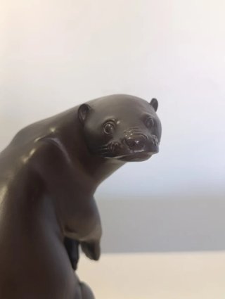 Figura Nutria Meissen (Max Esser)