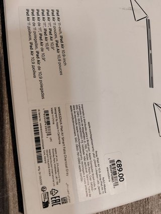 Apple Funda Smart Folio para el iPad Air de 11 pulgadas (M3) - Gris carbón