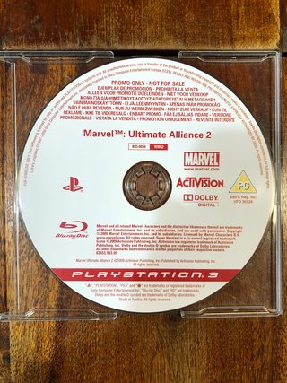 Marvel ultimate alliance 2 ps3 promo only