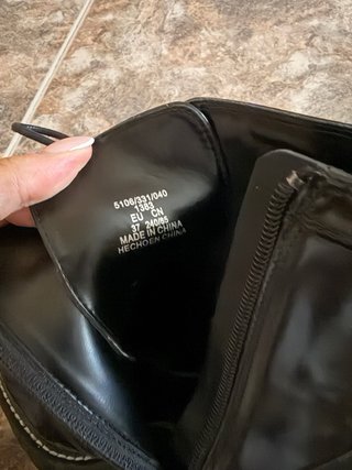 Botín Tacón Bershka Talla 37 Negro
