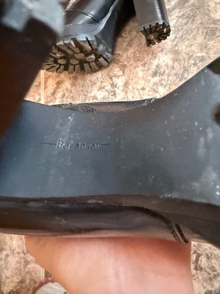 Botín Tacón Bershka Talla 37 Negro