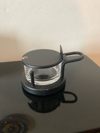 Formaggiera Alessi Sottsass Vetro Metallo