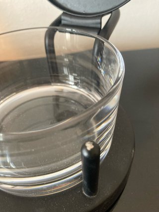 Formaggiera Alessi Sottsass Vetro Metallo