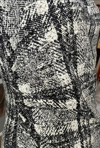 Vestido Carolina Herrera Tartán Gris