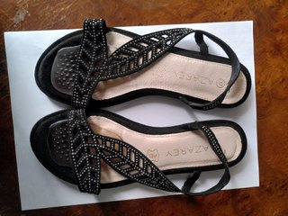 Sandalias Azarey Negras Talla 37