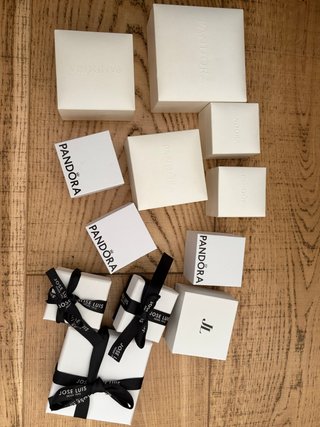 Lote Cajas Pandora Blancas
