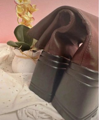 Botines marrones plataforma
