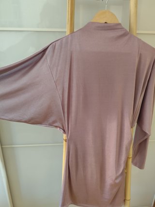 Vestido Zara Lila Manga Larga