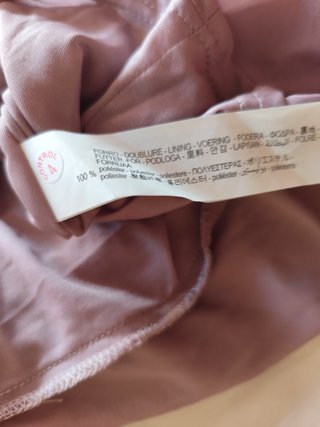 Vestido Zara Lila Manga Larga