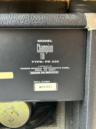 Amplificador Fender Champion 110