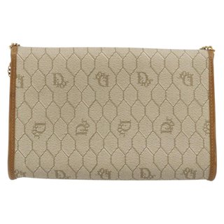Christian Dior Honeycomb Canvas Chain Shoulder