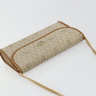 Christian Dior Honeycomb Canvas Chain Shoulder