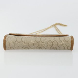Christian Dior Honeycomb Canvas Chain Shoulder