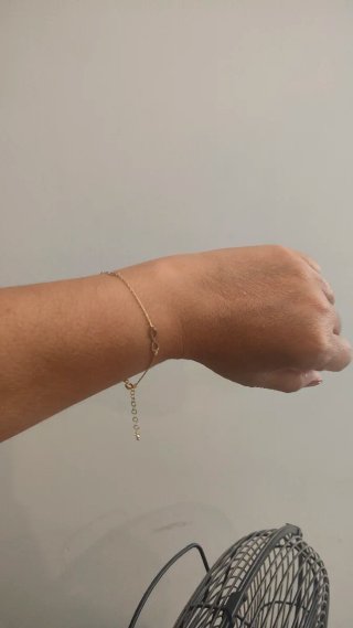 Pulsera oro infinito