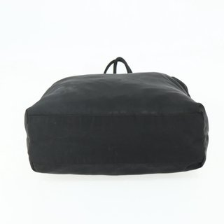 PRADA Tote Bag Nylon Black Silver Auth bs34741 -
