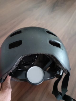 Casco infantil Btwin Talla S 52/55 Negro
