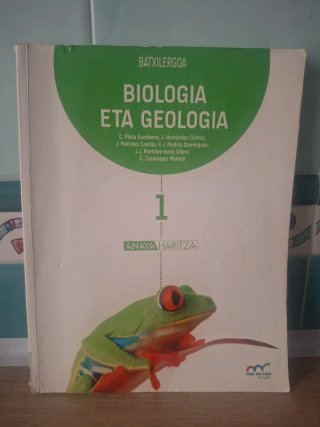 Se vende libro "biologia eta geologia batxi 1"
