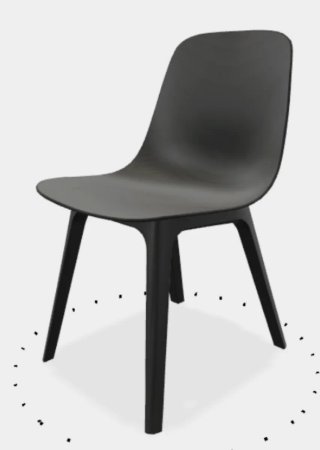 2 Sillas Odger Ikea Negras