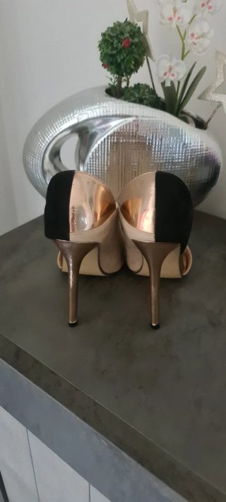 Scarpe décolleté Queen Shoes beige/oro
