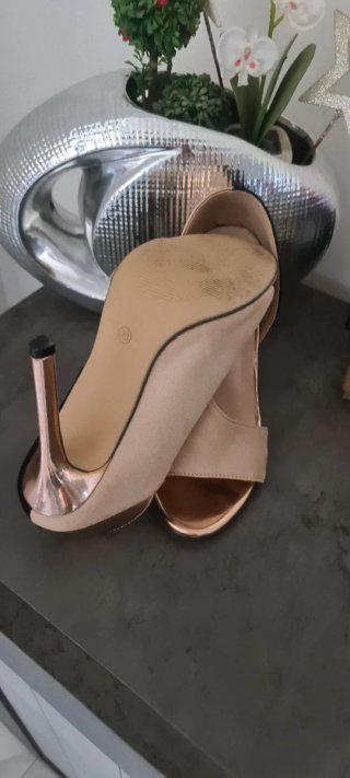 Scarpe décolleté Queen Shoes beige/oro