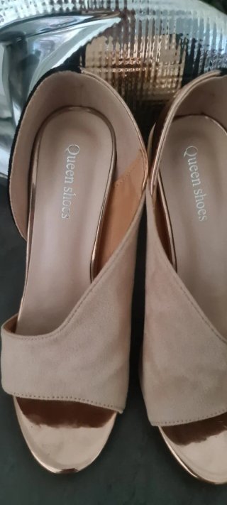 Scarpe décolleté Queen Shoes beige/oro