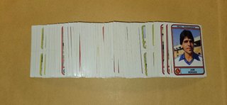 Lote 144 cromos Panini Fútbol 82 - Originales