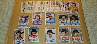 Lote 144 cromos Panini Fútbol 82 - Originales