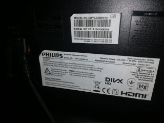 Televisión Philips 40'' Smart TV (40PFL3208H/12)