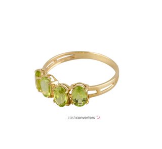 anillo oro 18k con piedra con circonita t. 20 (19,1 mm)