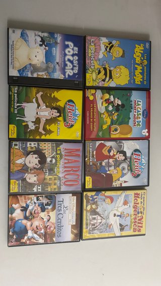 Lote 8 Películas Infantiles DVD