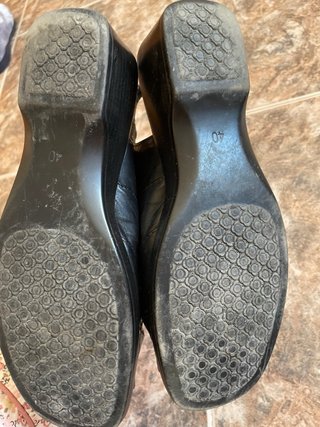 Sandalias negras tiras cruzadas talla 40