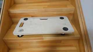 Carro plataforma madera con ruedas